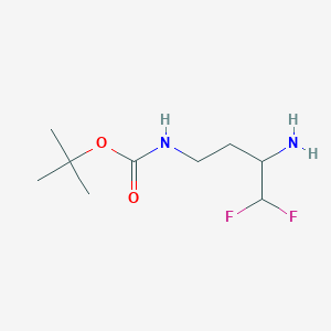 tert-Butyl N-(3-amino-4,4-difluorobutyl)carbamate