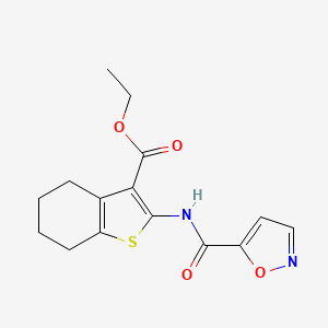Ethyl 2-(isoxazole-5-carboxamido)-4,5,6,7-tetrahydrobenzo[b]thiophene-3-carboxylate