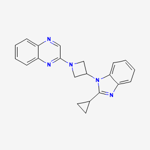 2-[3-(2-Cyclopropylbenzimidazol-1-yl)azetidin-1-yl]quinoxaline