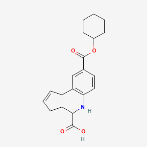 8-cyclohexyloxycarbonyl-3a,4,5,9b-tetrahydro-3H-cyclopenta[c]quinoline-4-carboxylic acid