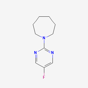 molecular formula C10H14FN3 B2723664 1-(5-Fluoropyrimidin-2-yl)azepane CAS No. 1862729-62-1