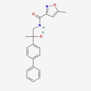 N-(2-([1,1'-biphenyl]-4-yl)-2-hydroxypropyl)-5-methylisoxazole-3-carboxamide