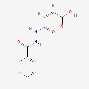 (2Z)-4-oxo-4-[2-(phenylcarbonyl)hydrazinyl]but-2-enoic acid