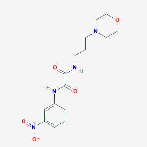 molecular formula C15H20N4O5 B2723698 N-(3-morpholin-4-ylpropyl)-N'-(3-nitrophenyl)oxamide CAS No. 941945-88-6