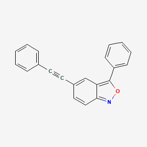 3-Phenyl-5-(2-phenylethynyl)-2,1-benzoxazole
