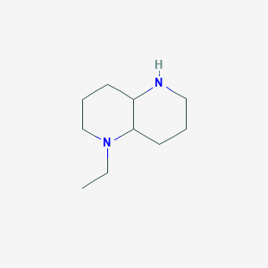 molecular formula C10H20N2 B2723703 1-Ethyl-decahydro-1,5-naphthyridine CAS No. 1379215-45-8