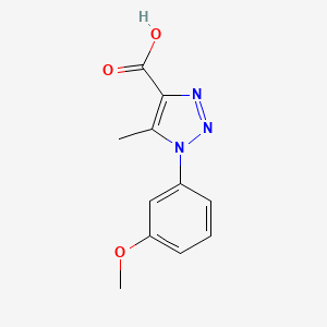 1-(3-methoxyphenyl)-5-methyl-1H-1,2,3-triazole-4-carboxylic acid