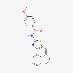 N-(4,5-dihydroacenaphtho[5,4-d]thiazol-8-yl)-4-methoxybenzamide