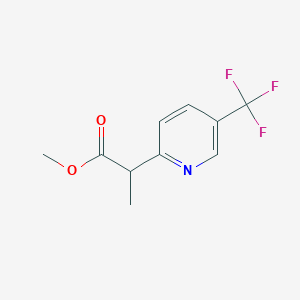 Methyl 2-(5-(trifluoromethyl)pyridin-2-yl)propanoate