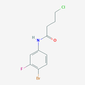 N-(4-bromo-3-fluorophenyl)-4-chlorobutanamide