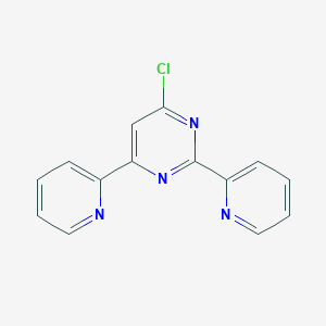 4-Chloro-2,6-di(2-pyridinyl)pyrimidine