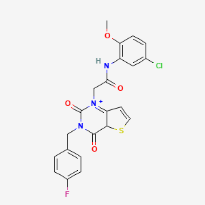 N-(5-chloro-2-methoxyphenyl)-2-{3-[(4-fluorophenyl)methyl]-2,4-dioxo-1H,2H,3H,4H-thieno[3,2-d]pyrimidin-1-yl}acetamide