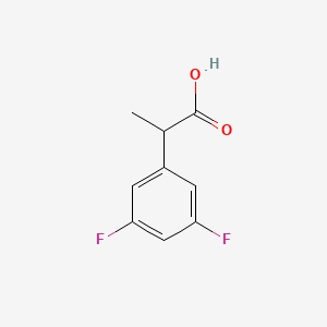 molecular formula C9H8F2O2 B2723798 2-(3,5-Difluorophenyl)propanoic acid CAS No. 263162-45-4