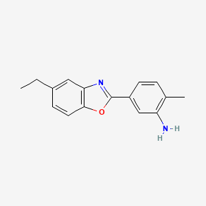 5-(5-Ethyl-1,3-benzoxazol-2-yl)-2-methylaniline