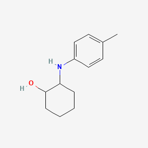 molecular formula C13H19NO B2724069 2-[(4-Methylphenyl)amino]cyclohexan-1-ol CAS No. 65349-53-3