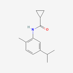 B2724149 Cyclopropyl-N-(2-methyl-5-(isopropyl)phenyl)formamide CAS No. 199165-61-2