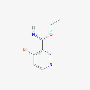 molecular formula C8H9BrN2O B2724192 Ethyl 4-bromopyridine-3-carboximidate CAS No. 1379361-90-6