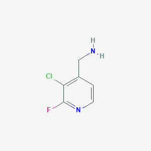 molecular formula C6H6ClFN2 B2724203 (3-CHLORO-2-FLUOROPYRIDIN-4-YL)METHANAMINE CAS No. 1149588-74-8
