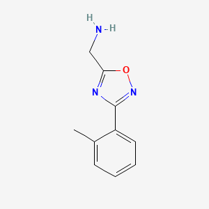 1-[3-(2-Methylphenyl)-1,2,4-oxadiazol-5-yl]methanamine