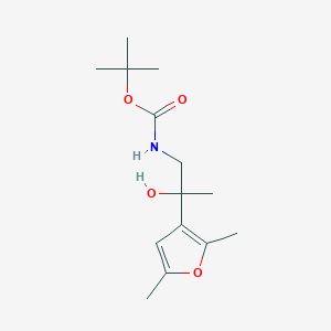 tert-butyl N-[2-(2,5-dimethylfuran-3-yl)-2-hydroxypropyl]carbamate