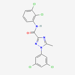 N-(2,3-dichlorophenyl)-1-(3,5-dichlorophenyl)-5-methyl-1H-1,2,4-triazole-3-carboxamide