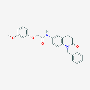 N-(1-benzyl-2-oxo-1,2,3,4-tetrahydroquinolin-6-yl)-2-(3-methoxyphenoxy)acetamide
