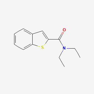 molecular formula C13H15NOS B2724461 N,N-diethyl-1-benzothiophene-2-carboxamide CAS No. 1301265-13-3