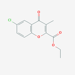 Ethyl 6-Chloro-3-methyl-4-oxo-4H-chromene-2-carboxylate