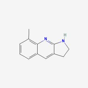 molecular formula C12H12N2 B2724605 8-methyl-1H,2H,3H-pyrrolo[2,3-b]quinoline CAS No. 927999-32-4