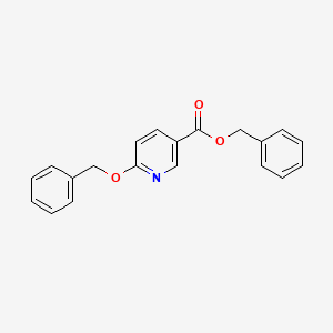 molecular formula C20H17NO3 B2724610 Benzyl 6-(benzyloxy)pyridine-3-carboxylate CAS No. 151028-48-7