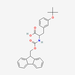 molecular formula C28H29NO5 B2724612 (S)-Fmoc-Meta-Tyrosine O-Tert-Butyl Ether CAS No. 265321-17-3
