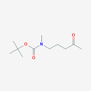 molecular formula C11H21NO3 B2724808 tert-butylN-methyl-N-(4-oxopentyl)carbamate CAS No. 150691-48-8