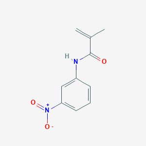 molecular formula C10H10N2O3 B2724847 2-methyl-N-(3-nitrophenyl)prop-2-enamide CAS No. 17116-66-4