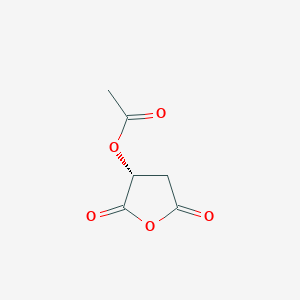 molecular formula C6H6O5 B027249 (R)-(+)-2-Acetoxysuccinic anhydride CAS No. 79814-40-7