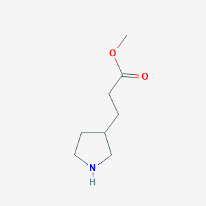 B2725009 Methyl 3-(pyrrolidin-3-yl)propanoate CAS No. 748797-09-3; 903880-86-4