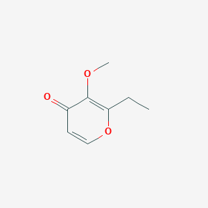 molecular formula C8H10O3 B2725022 2-Ethyl-3-methoxy-4H-pyran-4-one CAS No. 50741-69-0