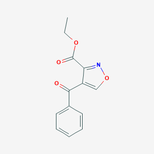 3-Isoxazolecarboxylic acid, 4-benzoyl-, ethyl ester