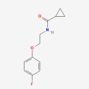 N-(2-(4-fluorophenoxy)ethyl)cyclopropanecarboxamide
