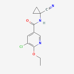 5-chloro-N-(1-cyanocyclopropyl)-6-ethoxypyridine-3-carboxamide