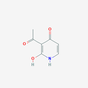molecular formula C7H7NO3 B027252 3-Acetyl-4-hydroxypyridin-2(1H)-one CAS No. 106727-54-2