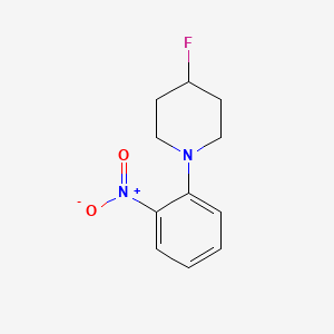 molecular formula C11H13FN2O2 B2725249 4-Fluoro-1-(2-nitrophenyl)piperidine CAS No. 1159984-20-9