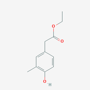 molecular formula C11H14O3 B2725288 ethyl 2-(4-hydroxy-3-methylphenyl)acetate CAS No. 607707-64-2