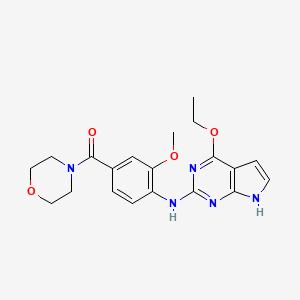 molecular formula C20H23N5O4 B2725292 LRRK2 inhibitor 1 