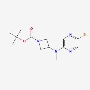 molecular formula C13H19BrN4O2 B2725483 Tert-butyl 3-[(5-bromopyrazin-2-yl)-methylamino]azetidine-1-carboxylate CAS No. 2378502-90-8