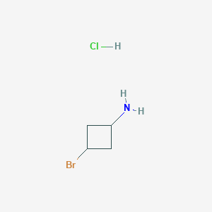 molecular formula C4H9BrClN B2725505 trans-3-Bromocyclobutanamine;hydrochloride CAS No. 2230802-54-5