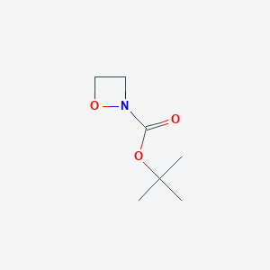 molecular formula C7H13NO3 B2725699 tert-Butyl 1,2-oxazetidine-2-carboxylate CAS No. 1803352-98-8