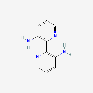 molecular formula C10H10N4 B2725736 [2,2'-Bipyridine]-3,3'-diamine CAS No. 75449-26-2