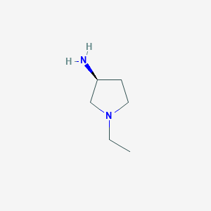 molecular formula C6H14N2 B2725795 (3S)-1-ethylpyrrolidin-3-amine CAS No. 216667-65-1