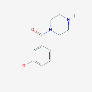 molecular formula C12H16N2O2 B027258 (3-Methoxyphenyl)(piperazin-1-yl)methanone CAS No. 100939-89-7