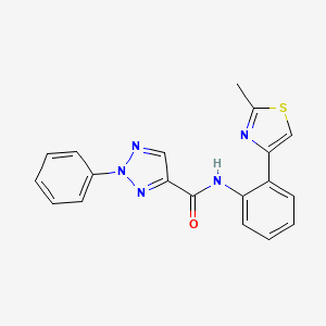N-(2-(2-methylthiazol-4-yl)phenyl)-2-phenyl-2H-1,2,3-triazole-4-carboxamide